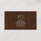 Zement-Spritzer auf Visitenkarte (Rückseite)