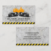 Zement | Stadt | Bau Visitenkarte (Vorne/Hinten)