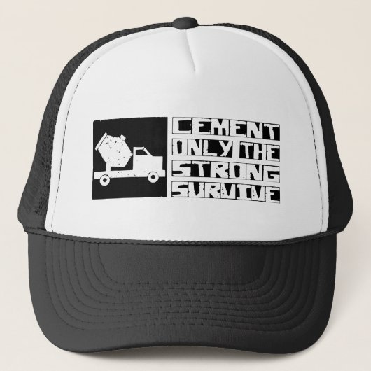 Zement überleben truckerkappe (Vorderseite)