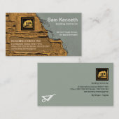 Zementierung der Ziegelpestkonstruktion Visitenkarte (Vorne/Hinten)