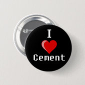 Zementkopie der Liebe I Button (Vorne & Hinten)