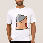 Zementsack Baumaterial T-Shirt (Vorderseite)
