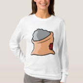 Zementsack Baumaterial T-Shirt (Vorderseite)