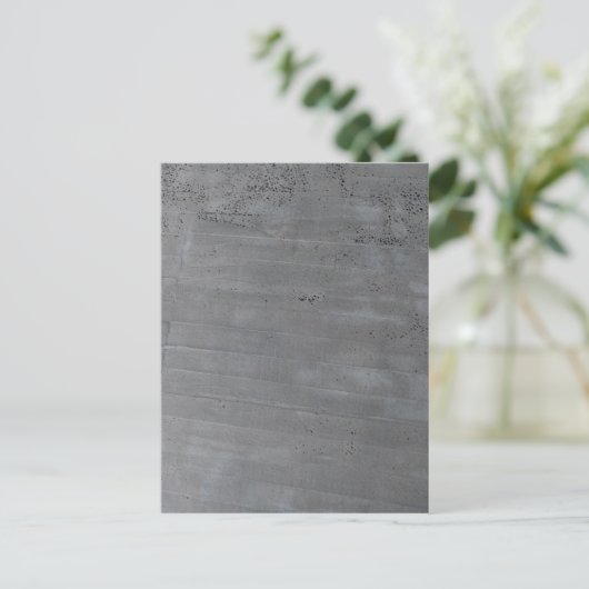 Zementstruktur Postkarte (Stehend Vorderseite)