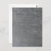 Zementstruktur Postkarte (Vorne/Hinten)