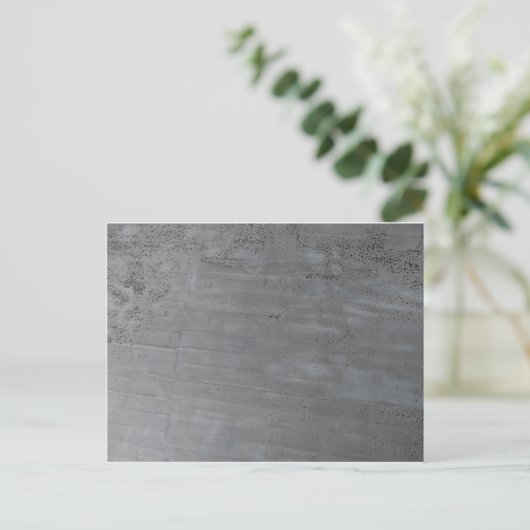 Zementstruktur Postkarte (Stehend Vorderseite)