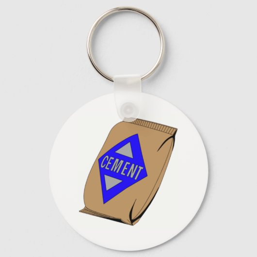 Zementtasche Schlüsselanhänger (Vorderseite)