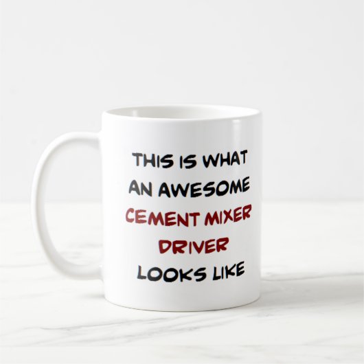 Zementtreiber, phantastisch kaffeetasse (Links)
