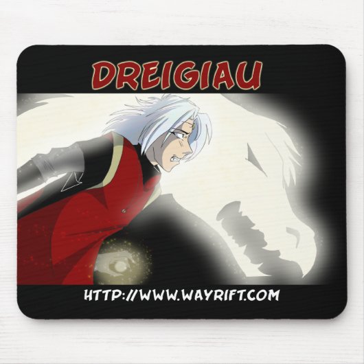 Zemi Dreigiau Mausunterlage Mousepad (Vorne)