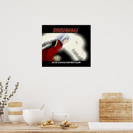 Zemi Dreigiau Poster (Küche)