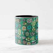 Zen Abstract Design Mug Zweifarbige Tasse (Mittel)