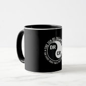 Zen Accounting Major Grad Funny Accountant Tasse (Vorderseite Links)