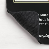 Zen-Ahorn-Gedicht u. Kunst Mousepad (Ecke)