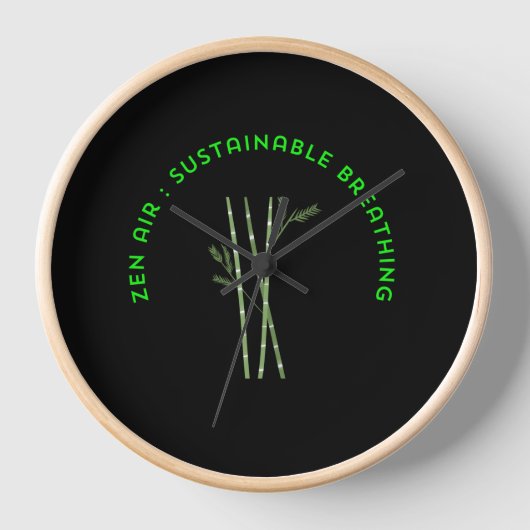 Zen Air: Sustainable Breathing Uhr (Vorderseite)