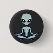 Zen Alien Button (Vorderseite)