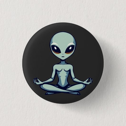 Zen Alien Button (Vorderseite)