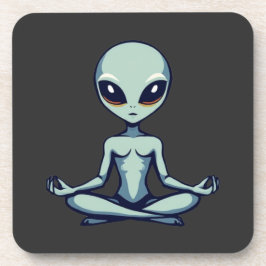Zen Alien Getränkeuntersetzer