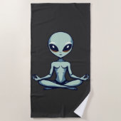 Zen Alien Strandtuch (Vorderseite)