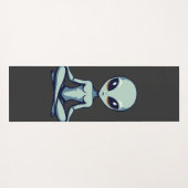 Zen Alien Yogamatte (Rückseite (Horizontal))