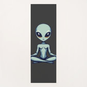 Zen Alien Yogamatte (Vorderseite)