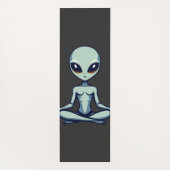 Zen Alien Yogamatte (Rückseite)