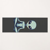 Zen Alien Yogamatte (Vorderseite (Horizontal))