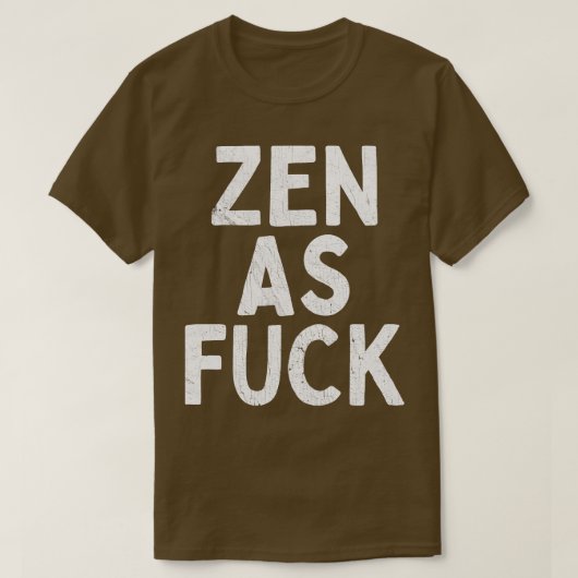 Zen als 1 T-Shirt (Design vorne)