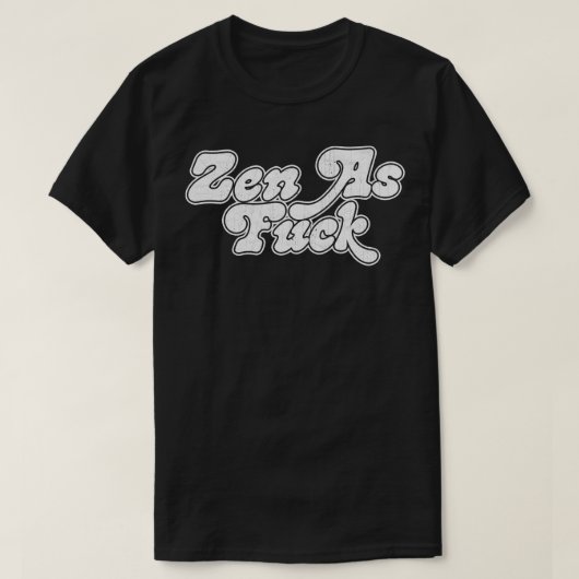 Zen als Retro Typografie Design 1 T-Shirt (Design vorne)