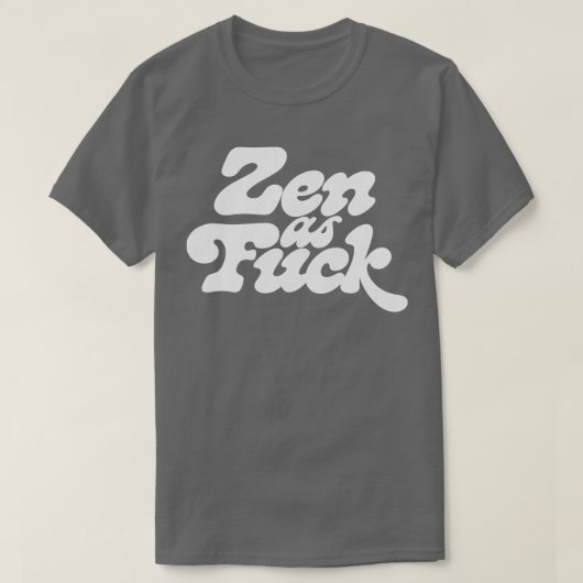 Zen als Retro Typografie Design 4 T-Shirt (Design vorne)