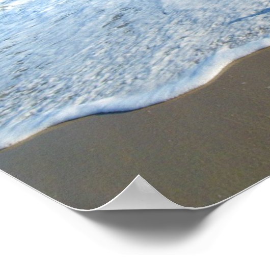 Zen am Strand Poster (Ecke)