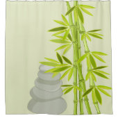 Zen-Ambiente Duschvorhang (Vorderseite)