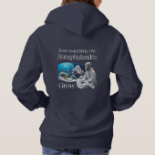 Zen and Bucephalandra – The Art of Aquascaping Hoodie (Rückseite)