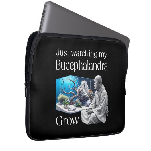 Zen and Bucephalandra – The Art of Aquascaping Laptopschutzhülle (Vorne Rechts)