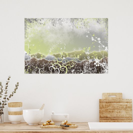 Zen-Ansicht Poster (Küche)