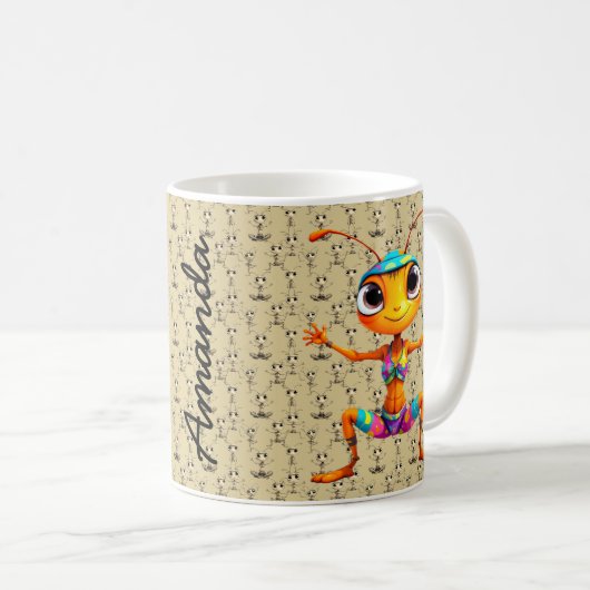 Zen Ants 2 Kaffeetasse (VorderseiteRechts)
