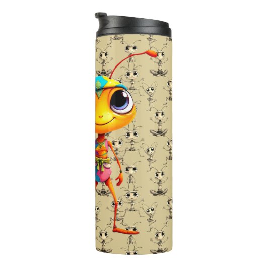 Zen Ants 3 Thermosbecher (Nach rechts gedreht)