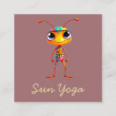 Zen Ants 5 Quadratische Visitenkarte (Vorderseite)