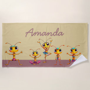 Zen Ants Beach Handtuch