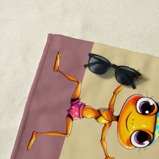 Zen Ants Beach Handtuch (Beispiel)