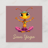 Zen Ants Quadratische Visitenkarte (Vorderseite)