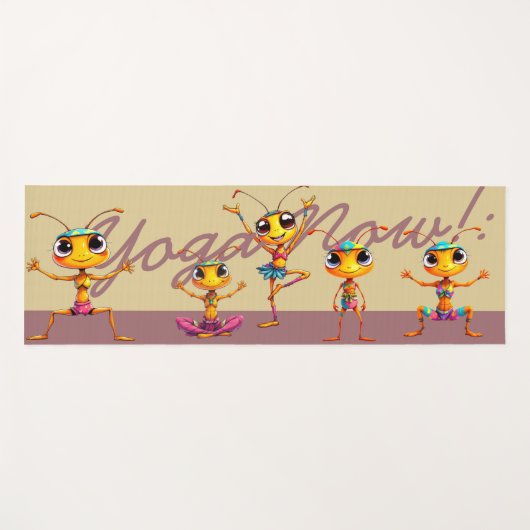 Zen Ants Yoga Mat Yogamatte (Vorderseite (Horizontal))