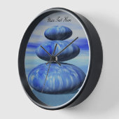 Zen-Arktische Steine-Balancen-Uhr Uhr (Winkel)