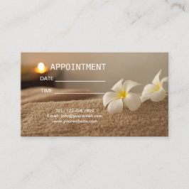 Zen Aromatherapie WELLNESS-CENTER Massage Behandlu Terminkarte