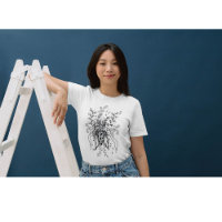 Zen ARt Blume gezeichnet -