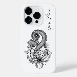 Zen Art: Florales Motiv hell-dunkel - Case-Mate iPhone 14 Pro Hülle