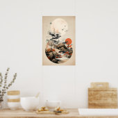 Zen Art Japandi Poster (Küche)