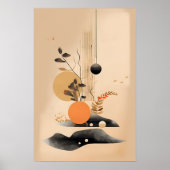 Zen Art Japandi Poster (Vorne)
