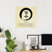 Zen Art Poster (Heimbüro)