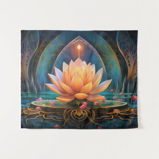 Zen Art Tapestry Wandteppich (Vorderseite (Horizontal))