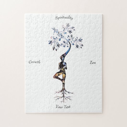 Zen Art wächst wie ein Baum Puzzle (Vertikal)